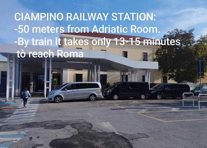 Adriatic Room 50 m dalla stazione Ferroviaria di Ciampino e dalla navetta aeroportuale