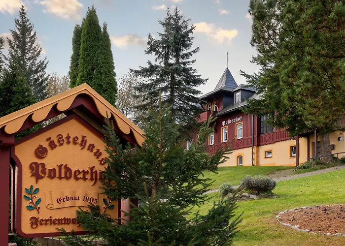 Ferienanlage Zum Silberstollen 2 Häuser am Berg Polderhof und Weißeritzhütte Altenberg 