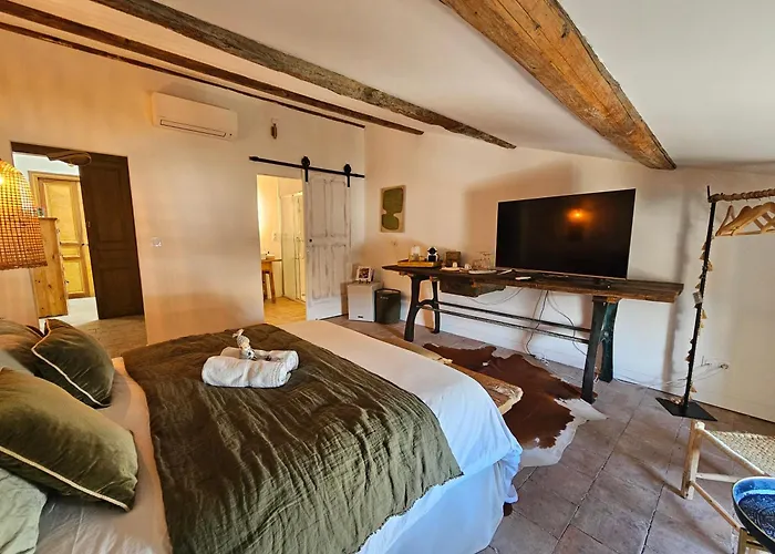 La Maison de Lyna - Suites de charme intra-muros avec parking&autonomie Aigues-Mortes