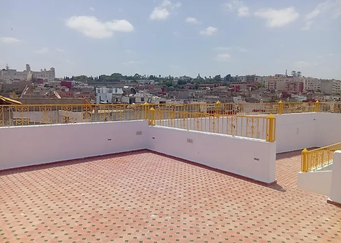 Dar Salam Asfi - Maison d'hôtes, terrasse vue Medina et océan