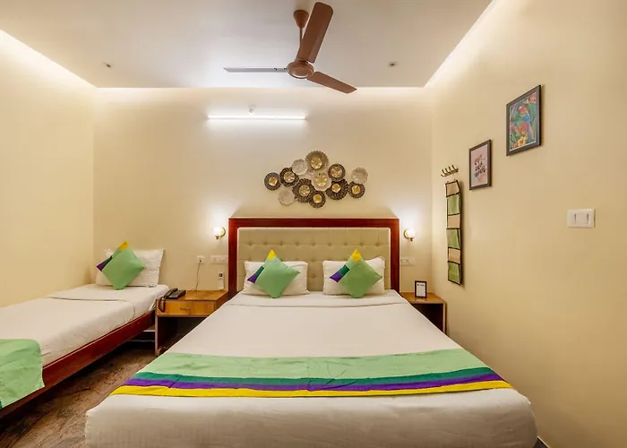 Treebo Grace Inn, 3 Min Walk From Promenade Beach